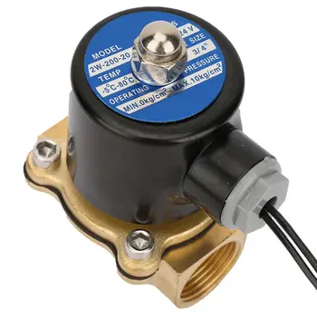 

Actuator Ball Valve Ball Valve Fluid Controller DC 24V NC Electric Solenoid Valve DN20 IP65 2-way Brass Electromagnetic Valve