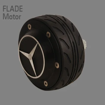 

4 inch 200 I 24-36v brushless toothless unilateral small sports car with electronic brake hub motor with tire diameter 105 mm