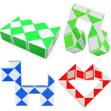 2 шт креативная змея Волшебная линейка Твист Головоломка Черный Красный Профессиональная детская игрушка для подарка