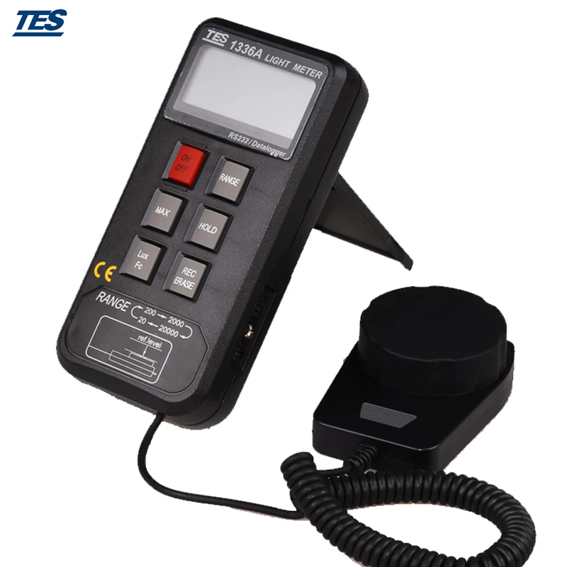 TES-1336A экспонометр RS232-0~ 20000 datalogging