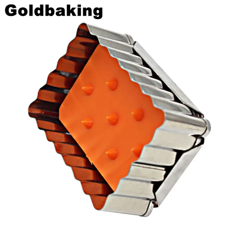 Buy Rectangle Stainless Steel Cookie Cutter Plunger