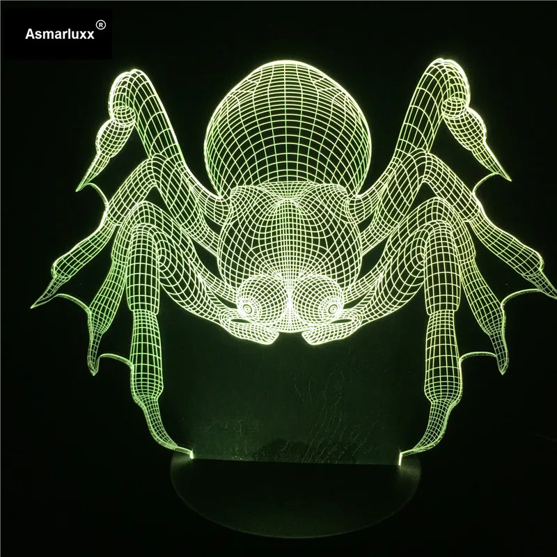 Asmarluxx Spider 3d led lamp0004