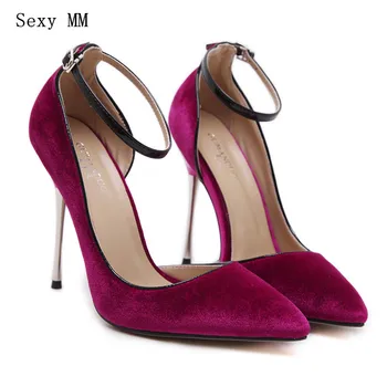 

Sexy High Heels Women Pumps High Heel Shoes Stiletto Woman Party Wedding Shoes Kitten Heels Plus Size 35 - 40