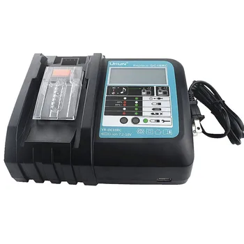 

DC18RC 18V 3A USB Li-ion Batterie Charger Multifunction Led Screen Makita Universal compatible by Exquisite craftsmanship