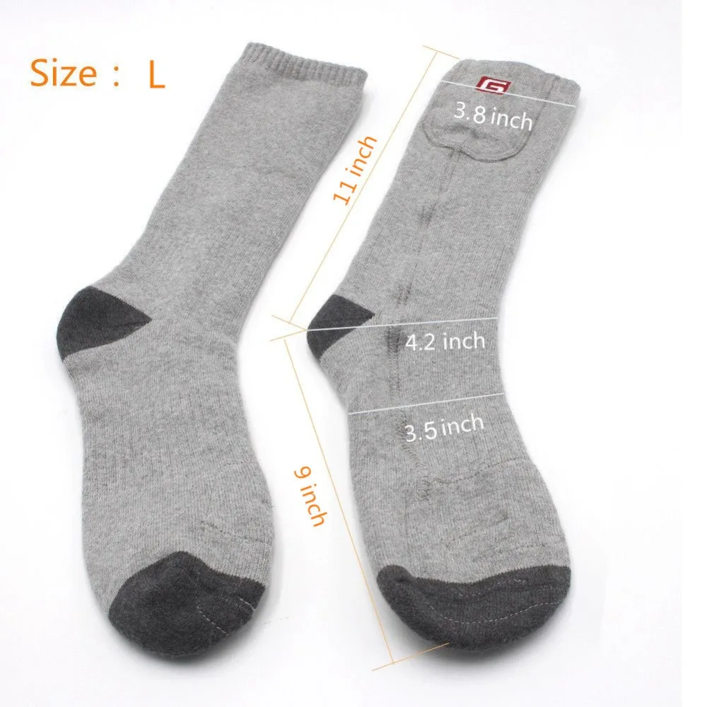 5 rechargeable heated socks