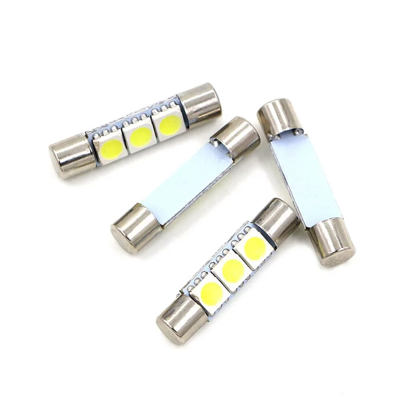 Edislight 4 шт. 29 мм 3 SMD 5050 светодиодсветодиодный внутренние лампы C5W 6614F/6641 для