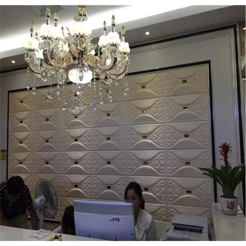 1Pcs PE 3D Wall Sticker Anti-collision Kindergarten Bedroom Modern living room Foam Waterproof Embossed Self-adhesive Home Decor 1Pcs PE 3D Wall Sticker Anti-collision Kindergarten Bedroom Modern living room Foam Waterproof Embossed Self-adhesive Home Decor