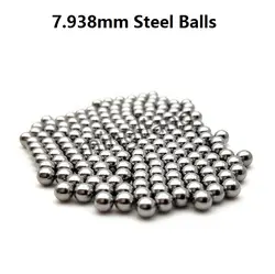 100 шт./лот Диаметр 7,938 мм (5/16 "0,3125" дюйма) стальные шарики Диаметр 7,938 мм подшипника точности шариков G10 Бесплатная доставка