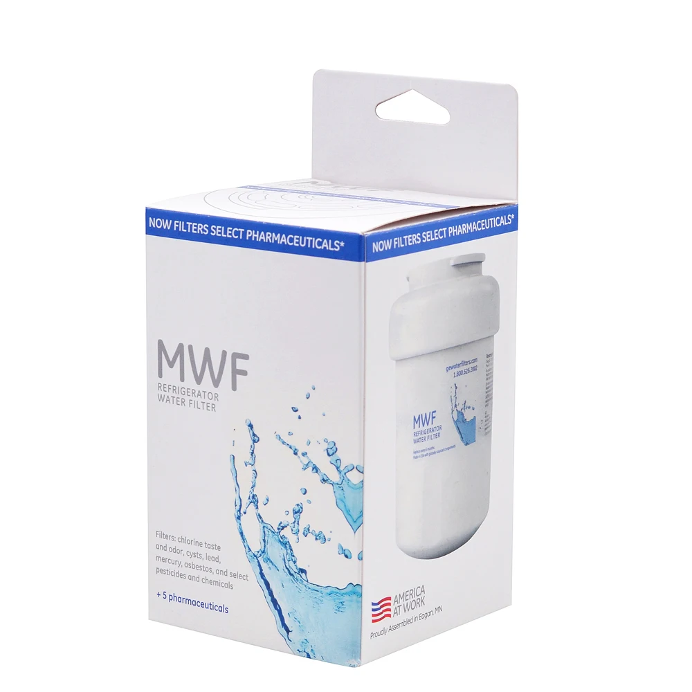 Бытовой лучший фильтр для воды общий Электрический MWF Smartwater холодильник фильтр для воды картридж Замена для GE MWF 1 шт