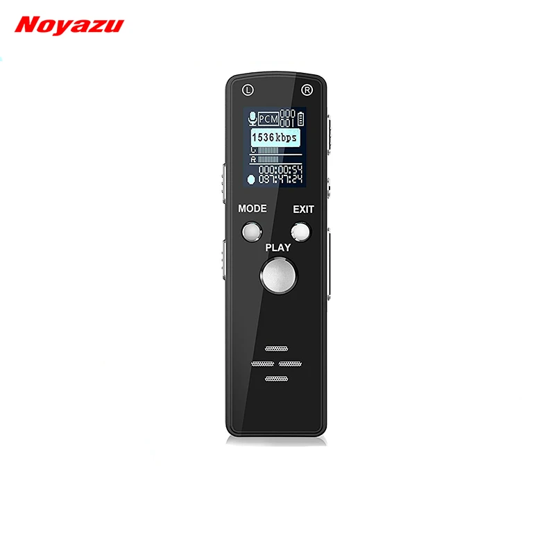 NOYAZU N25 8 GB/16 GB Диктофон USB Профессиональный 700 Hr диктофон цифровой Аудио с WAV mp3
