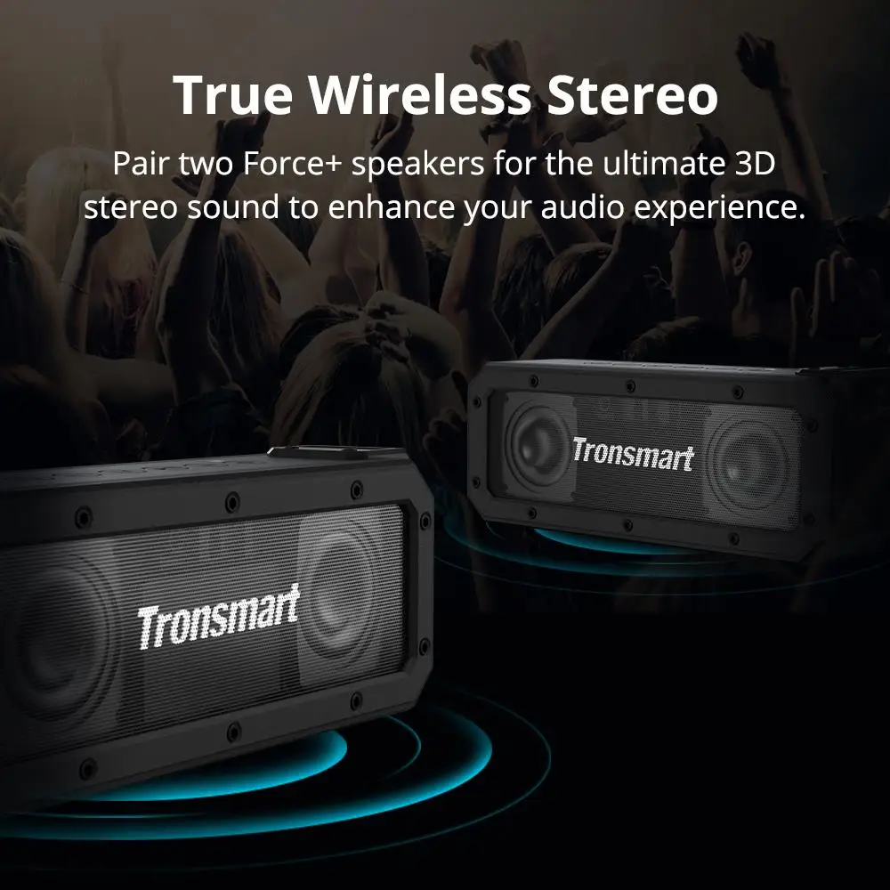 Tronsmart Element Force портативный Bluetooth динамик Портативный беспроводной громкоговоритель звуковая система 3D стерео музыка водонепроницаемый