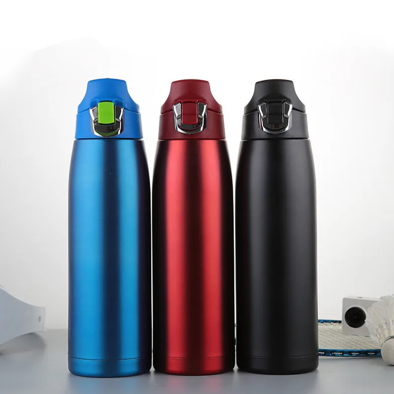 

Vacuum Movement Straight Drinking Pot Stainless Steel Vacuum Flask Sports Bottle Gift Cup Insulated Mug 12-24 Hours