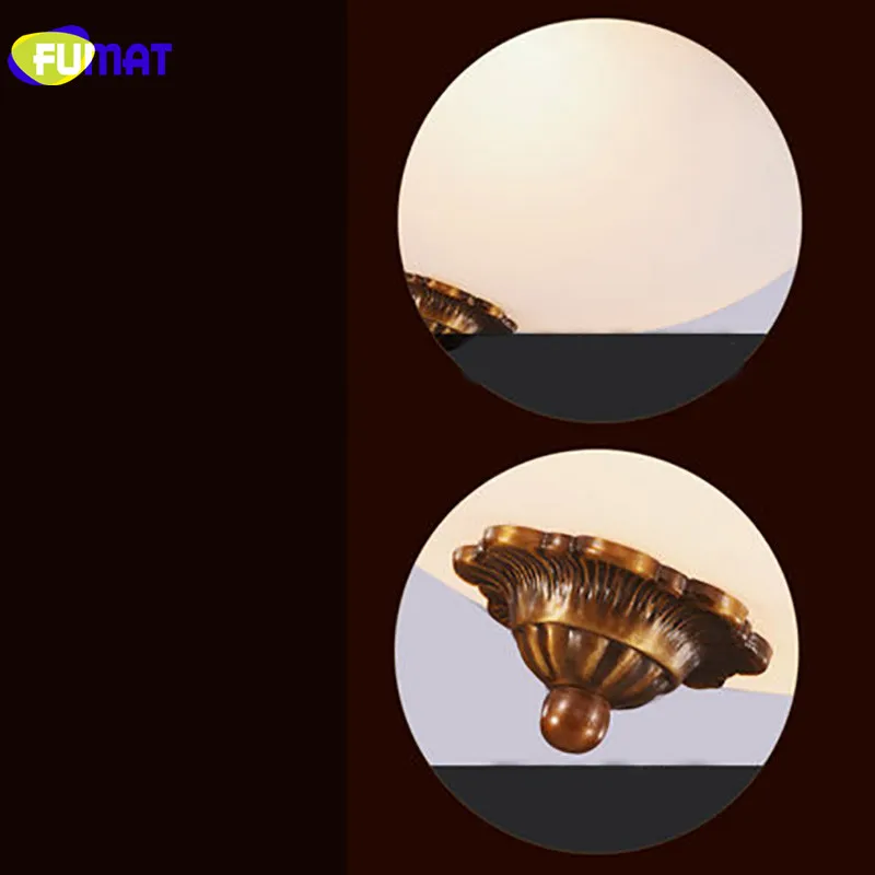 FUMAT European Antique Ceiling Lamp LED American Retro Bedroom Lamp Corridor Luminaire Vintage Home Lighting Aisle Ceiling Light