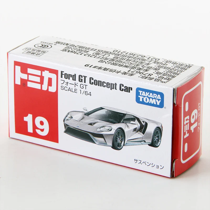 Автомобильная игрушка Takara Tomy Tomica 1: 64 Ford GT серебристая металлическая литая под
