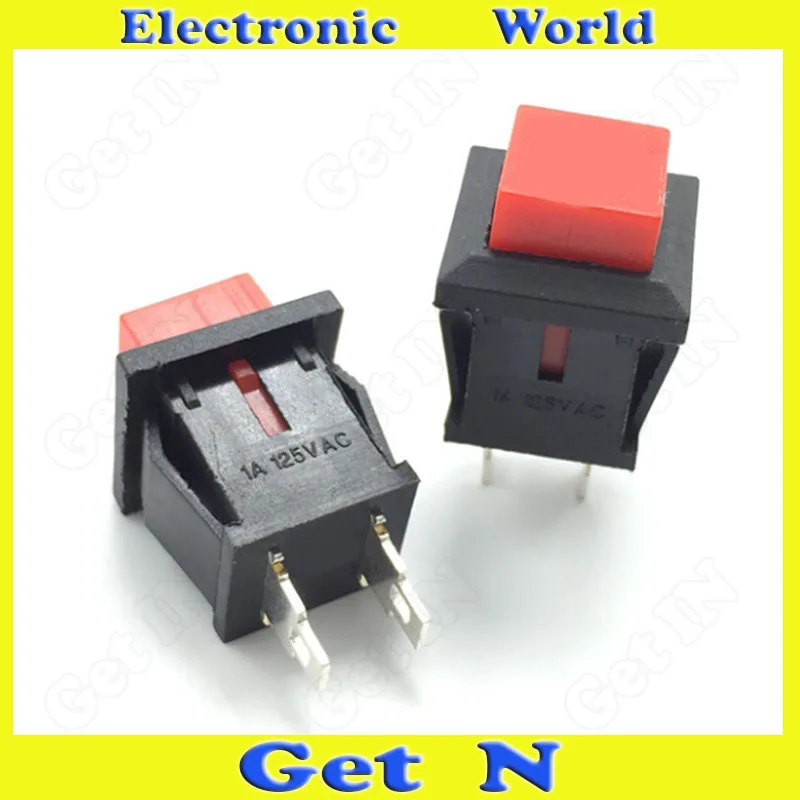 20pcs DS 430 431 Square 1A25V 2Foots Tact Push Switches Buttons Resets