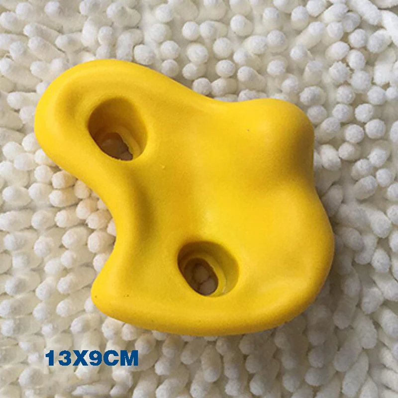 Cena 10 sztuk zestaw plastikowe wspinaczka kamienie ścienne różne kolory dla dzieci ściana wspinaczkowa kamienie ręczne stopy trzyma zestawy uchwytów