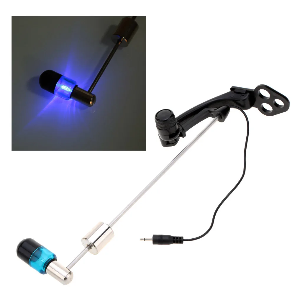 Регулируемый светодиодный свингер для рыбалки на карпа световой сигнализатор комплект 4 цвета рыболовных аксессуаров для укус сигнализация