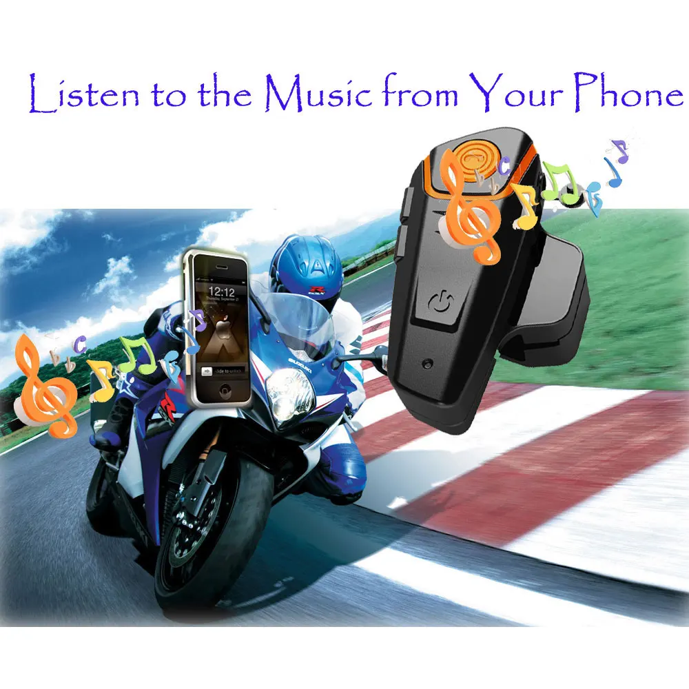 Bluetooth гарнитура для шлема водонепроницаемость IPX7 2020 м|motorcycle bluetooth|motorcycle bluetooth helmet