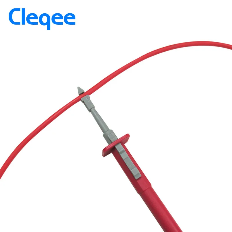 Cleqee P5006 2 шт. изоляции пирсинг тест клип набор аллигатора зонды для обнаружения цепи автомобиля