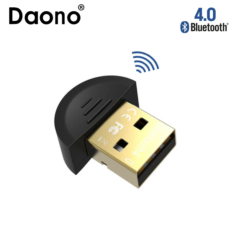 DAONO Bluetooth адаптер V4.0 CSR Двойной режим беспроводной мини USB Ключ 4 0 передатчик для