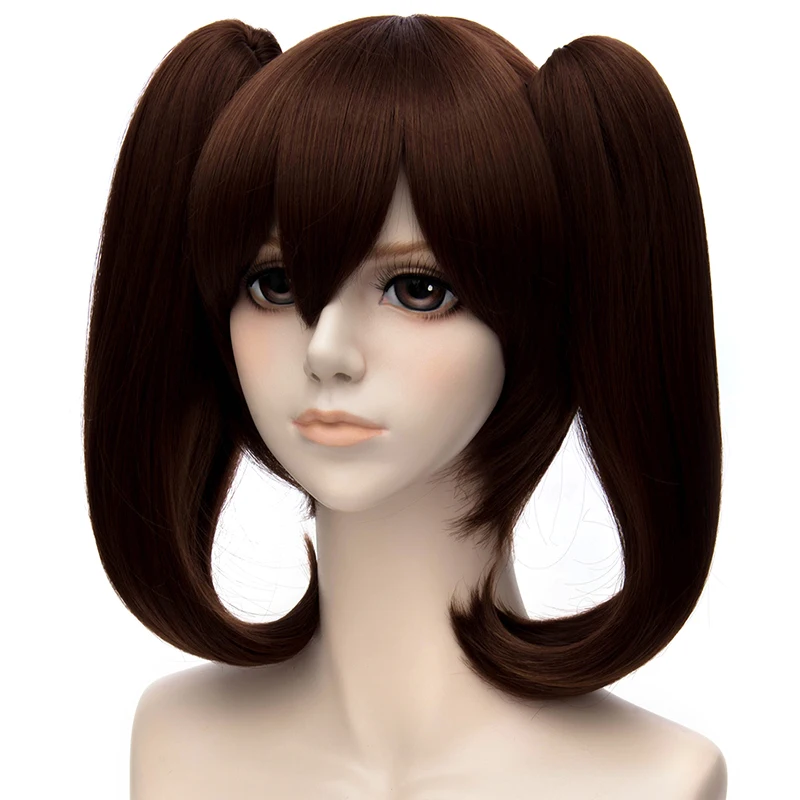The Seven Deadly Sins Diane Wigs Brown Double Removable Clip Ponytails Heat Resistant Synthetic Hai