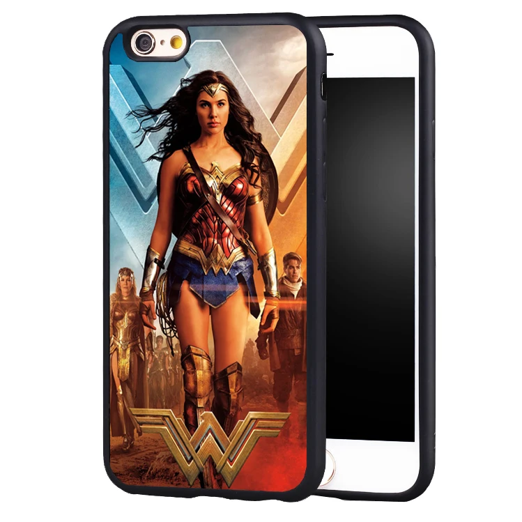 Уникальный Стиль Wonder Woman чехол для Samsung Galaxy S4 S5 S6 S7 Edge S8 плюс Примечание 2 3 4 5 |