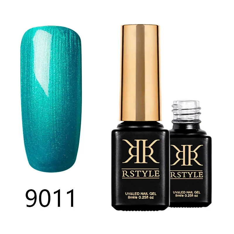 Лак для ногтей rstyle 8 мл 9001-9062 чистый цвет УФ-гель для ногтей Soak Off Nail Art Полупостоянный гель лак набор для наращивания ногтей праймер - Цвет: SC9011