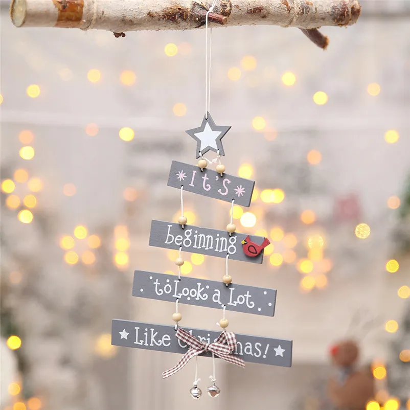 Christmas Christmas Decorations Tree Ornament Patterned Hanging Accessories Supplies christmas decorations for home Hot N20 (4)