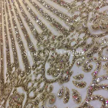 Модные наклеенного блеск гипюр Кружево jrb-022 Африканский шнур Кружево Ткань с блеском