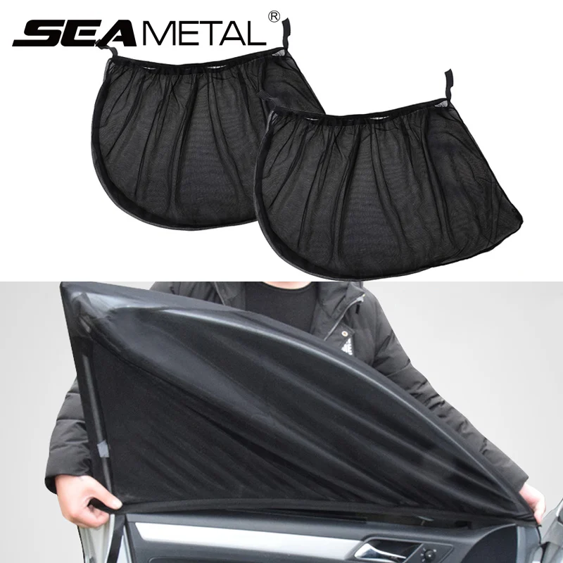 

2PCS Car Window Sunshade Covers Auto Sun Shade Cover Curtains UV Protection Car Sunshade Shield Window Protector Car Accessories