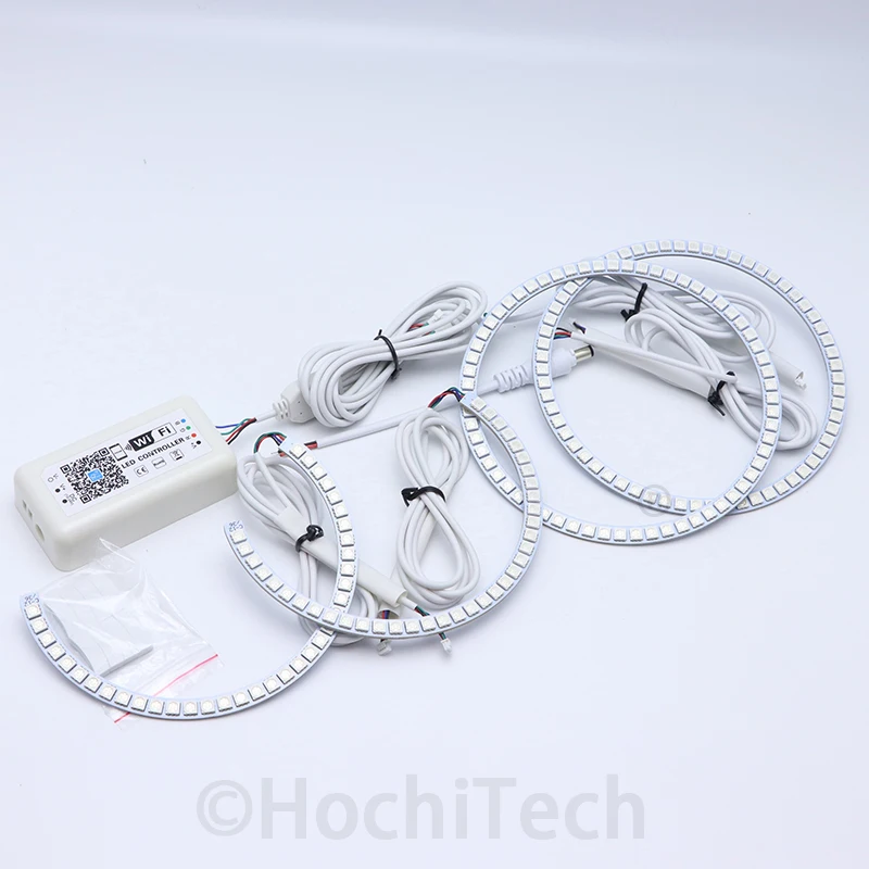  Wifi Wireless RGB Multi-Color LED Angel Eye Halo Rings Day Light DRL for TOYOTA Altezza Gita (Japan - 32988238319