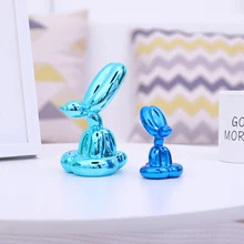 Nordic Abstraction Animal Decoration Jeff koons balloon rabbit series resin handicraft home decoration sculpture jeff koons