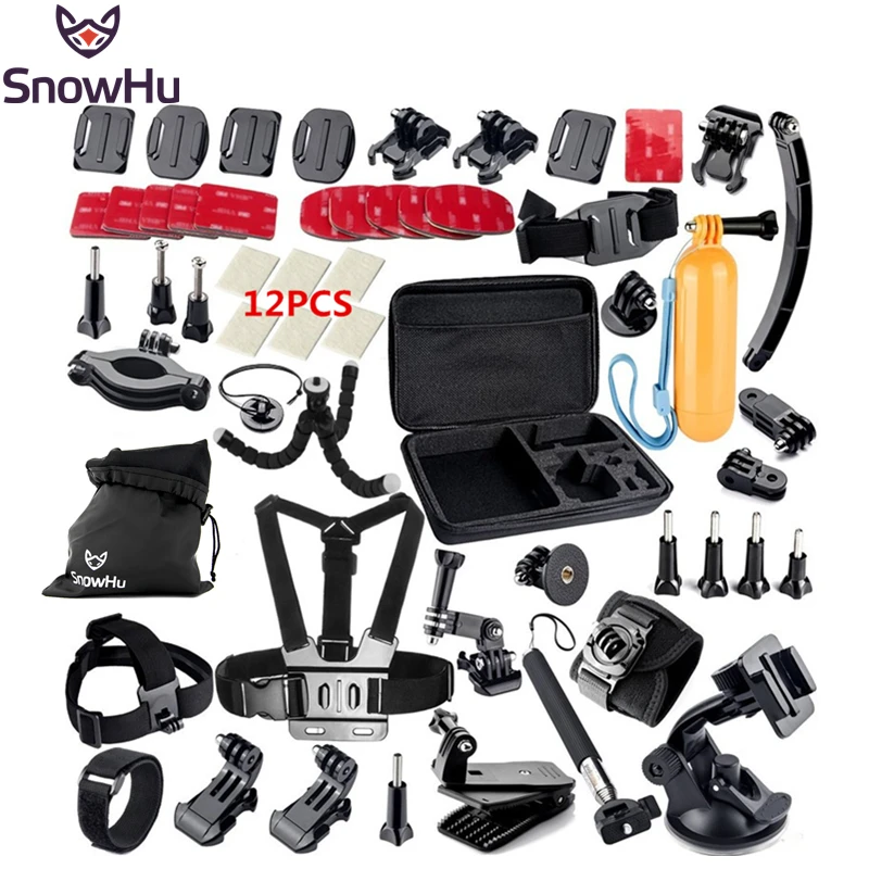 SnowHu for Gopro hero accessories bundle Set tripod Monopod selfie