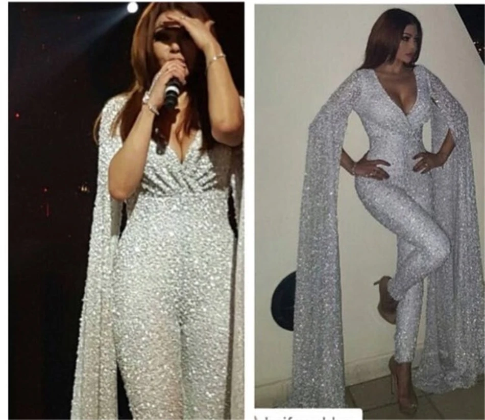 sequin prom jumpsuit