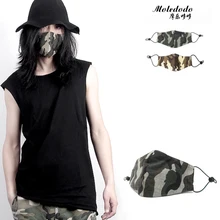 Moledodo 1PC PM2.5 Mouth Mask Dust Protection Anti Fog Mouth Mask Fashion Style Camo Anti-Dust Cycling Black Mouth Mask D50 Moledodo 1PC PM2.5 Mouth Mask Dust Protection Anti Fog Mouth Mask Fashion Style Camo Anti-Dust Cycling Black Mouth Mask D50