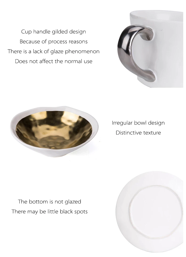 Европейская креативная Золотая и серебряная серия керамической посуды кружка миска тарелка с вестерном стейк тарелка Высокая Западная Посуда