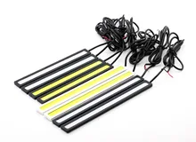 AUTO 2x Super Bright DRL Slim Daytime Driving Running Light Car Fog Lamp car lights auto car styling car accessories OC 25