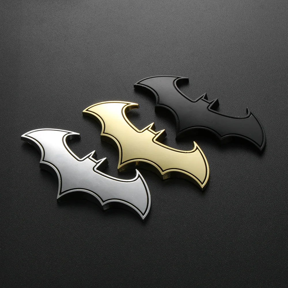 

1PC Cool 3D Metal bat auto logo car sticker Motorcycle sticker metal batman badge emblem tail decal Outlet Accessories Deodorant