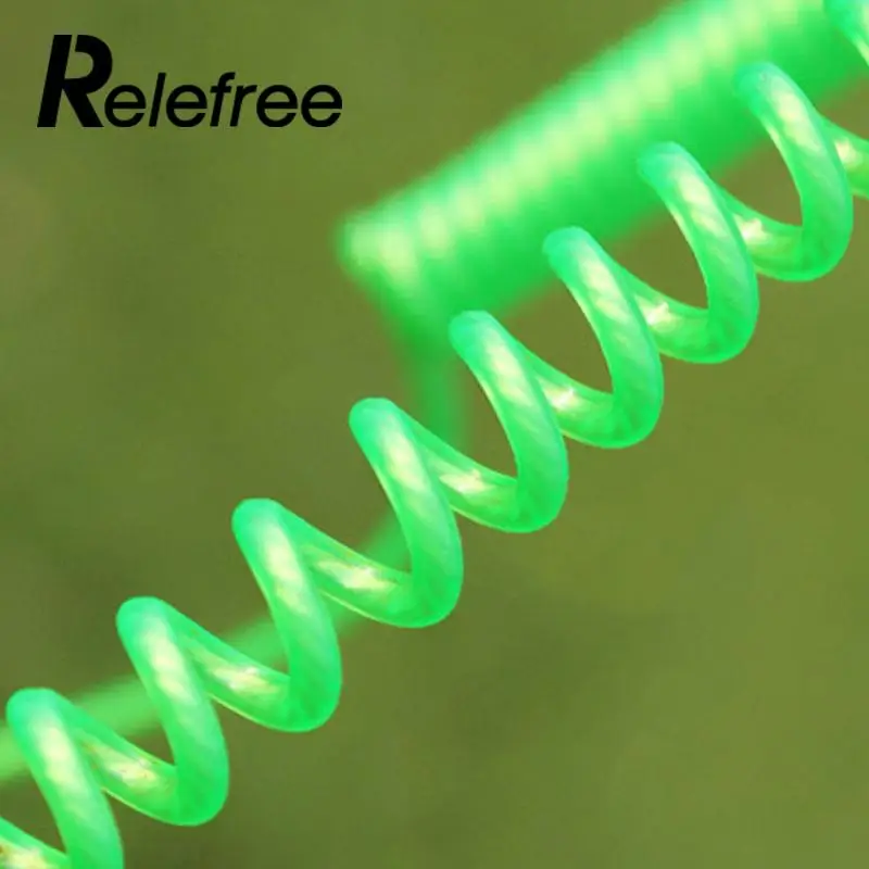 

Coiled Missed Rope Fish Rod Protector Safety Elastic Spring Line Cord Fishing