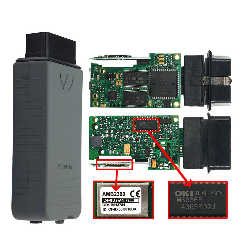 DHL бесплатно VAS5054 ODIS V4.4.10 OKI полный чип диагностический кабель VAS 5054A оригинальный