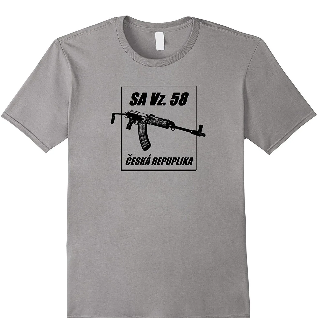 

T Shirt Funny T Shirt Men Czech Vz58 Rifle " Sa Vz 58 Ceska Republika " Vz2008