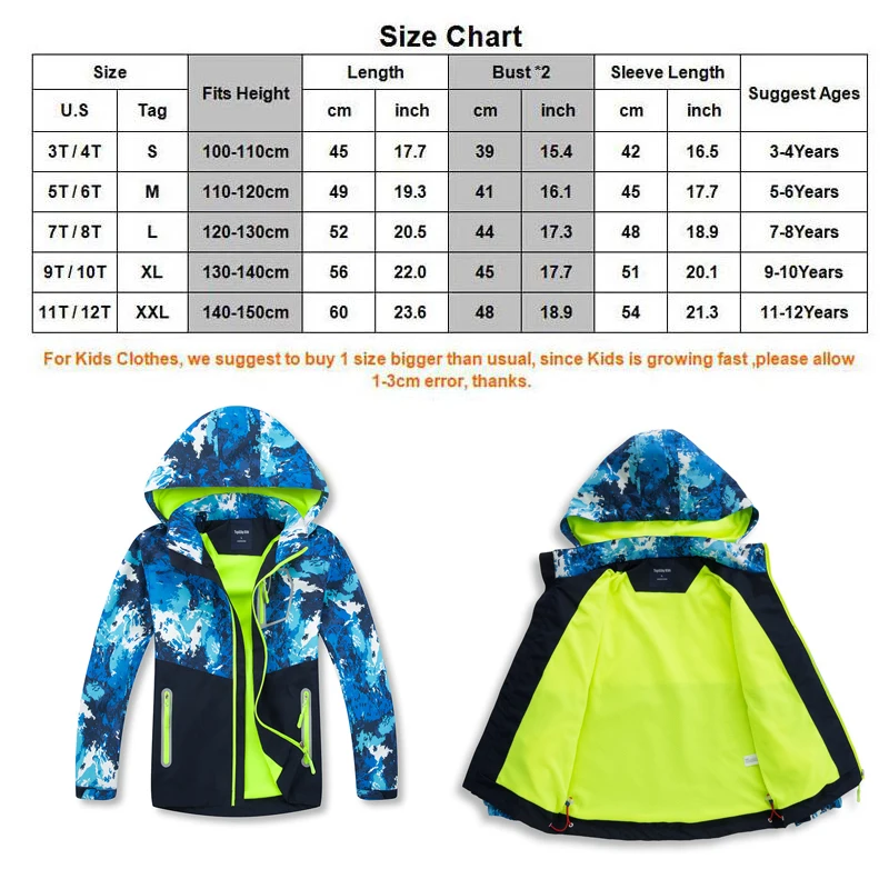 jaqueta camuflada azul