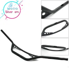 25 мм 1 дюймов пользовательские мотоциклетные матовый черный скремблер руль крест бар пробурено отверстие для Harley Chopper Bobber Sportster