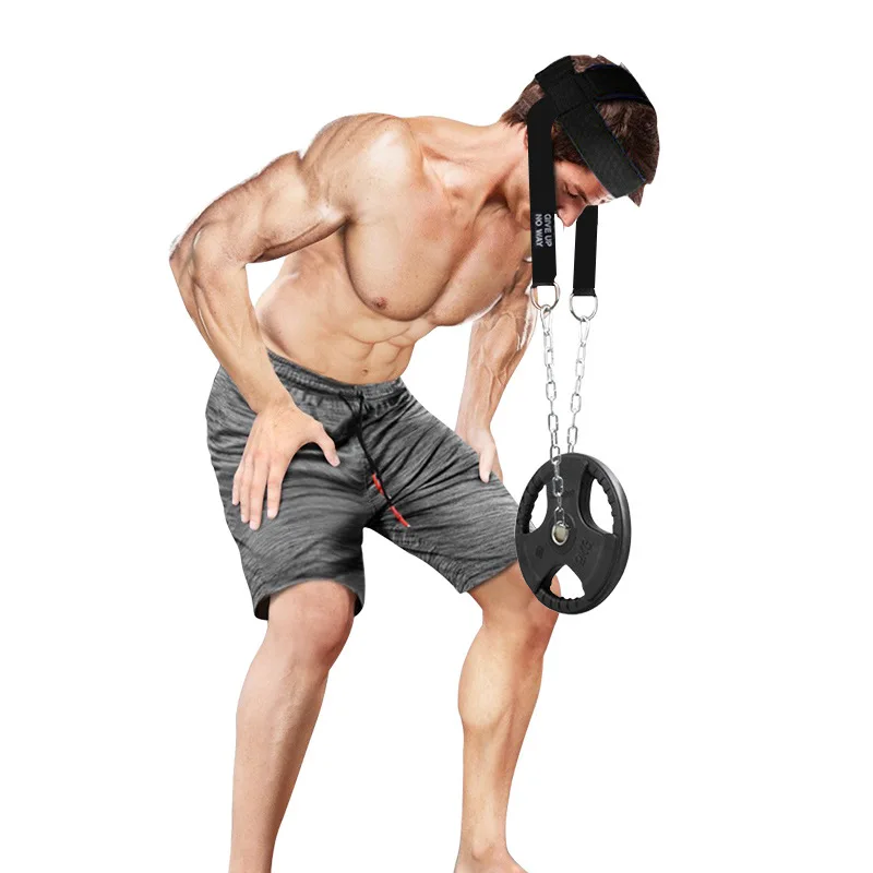 Adjustable Weight Lifting Wraps Straps Strengh Exercise Fitness Body Building Head Gym Crossfit Dumbbell Workout Equipment