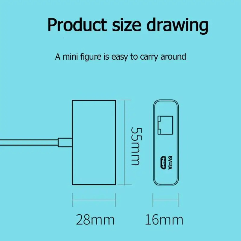 EZCast MagicEther к HDMI беспроводной WiFi 1080 P экран зеркальный адаптер провода