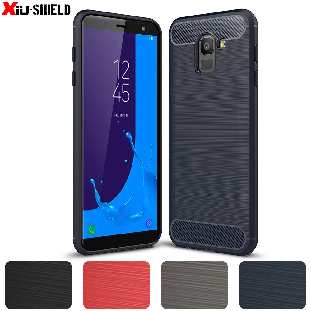 ТПУ чехол для Samsung Galaxy J6 2018 J600 J600F/DS SM-J600F Мягкий силиконовый телефона J 6 SM-J600FN J600FN