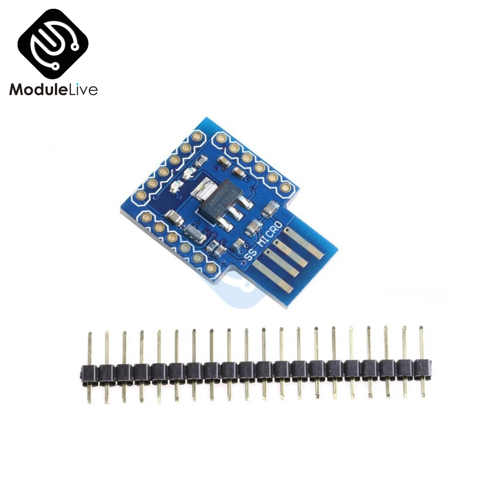 

Pro Micro Mini SS Beetle Virtual Keyboard BadUSB ATmega32u4 Module For Arduino 16Mhz 3.3V 5V IO UART I2C SPI PWM Interface Board
