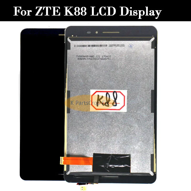 For Zte Trek 2 K88 Lcd Display + Touch Screen 5.0inch Assembly