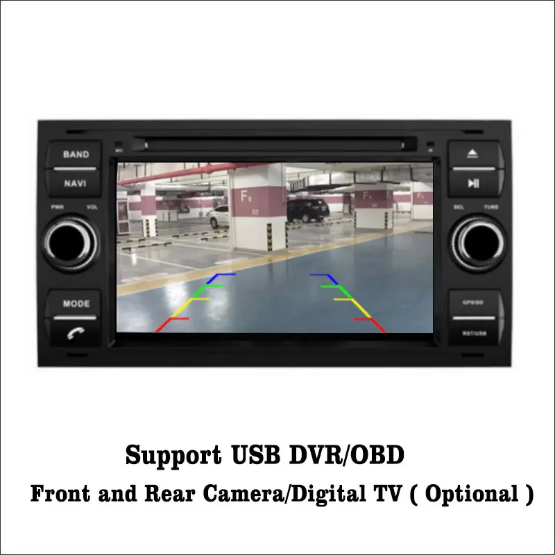 Excellent Liislee Android 7.1 2G RAM For Ford For Focus 2000~2007 Car Radio Audio Video Multimedia DVD Player WIFI DVR GPS Navi Navigation 4