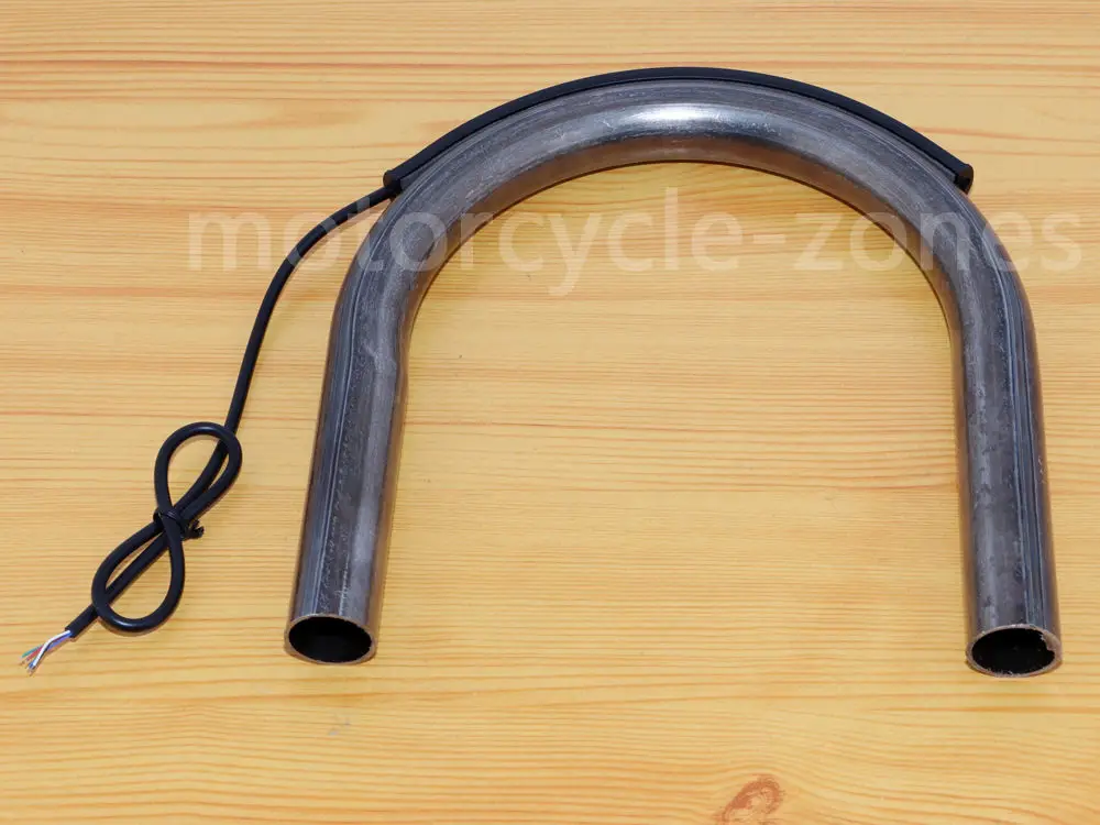 Universal Motorcycle 210mm Black Cafe Racer Rear Seat Frame Hoop Loop ...